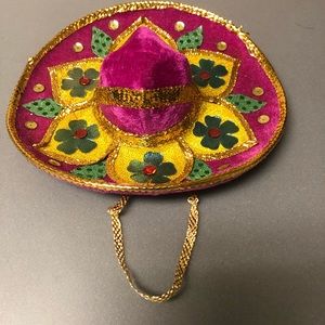 Adorable authentic pink Sombrero from Mexico